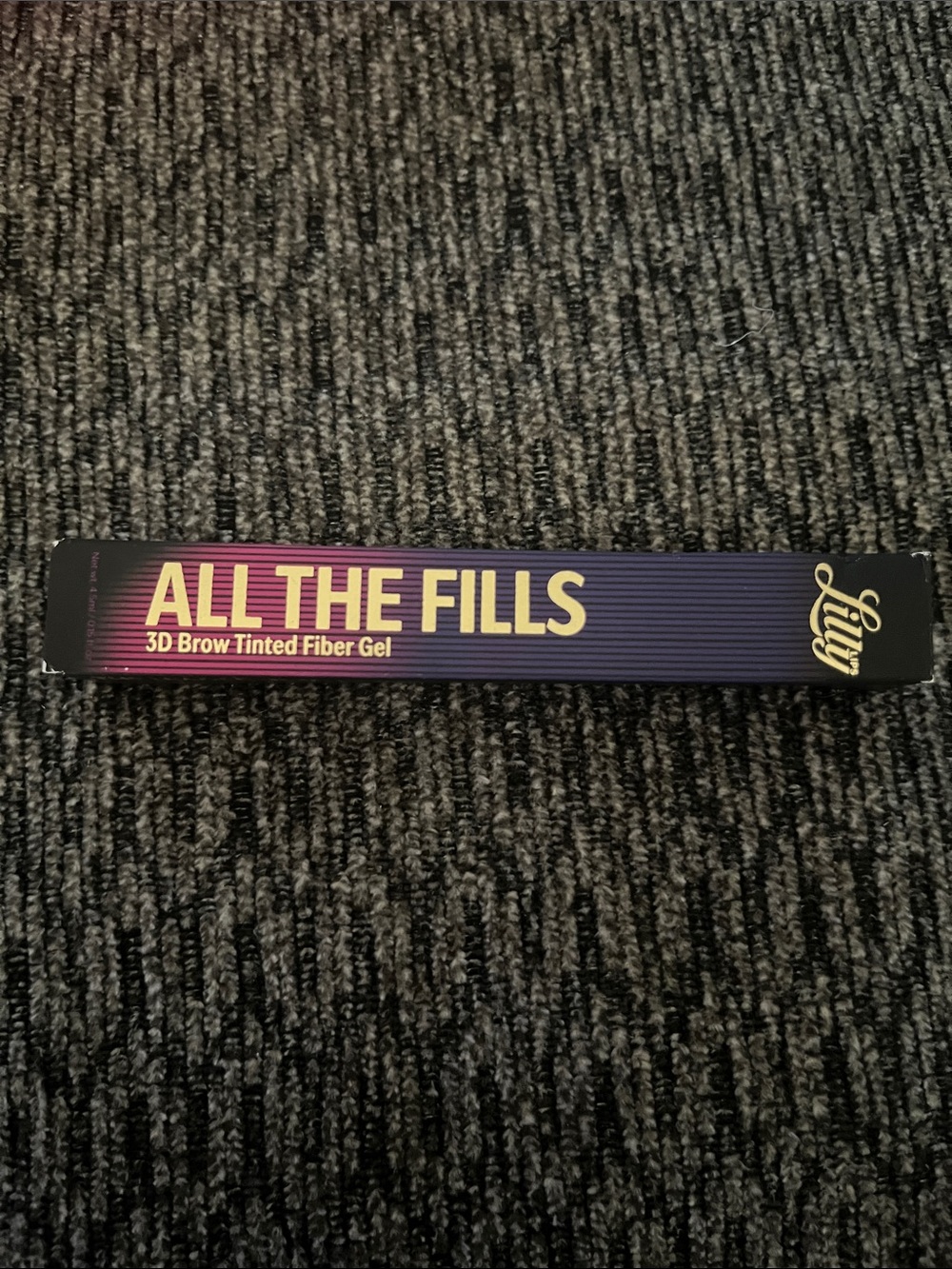 Lily All The Fills Brow Gel Box - Purple & Gold